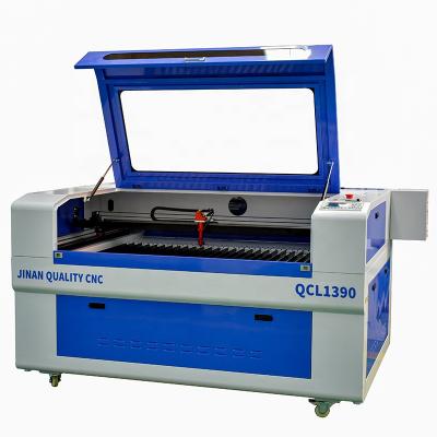 China Laser Engraving Jinan QCL1390 100w CO2 Laser Engraving Cutting Machine 100 Watt Laser Cutter Engraver for sale