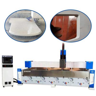 China Kitchen Benchtops Countertops Basin Hole Processing Kitchen Bathroom Granite Marble Quartz Stone Countertops Cutting Polishing Machine Marble Granite Stone Machine for sale