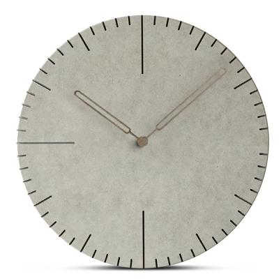 China Nordic Popular Reloj de pared de madera láser Reloj Mdf Decoración interior Salón de estar en venta