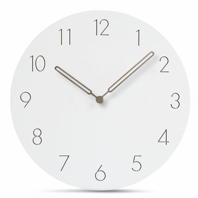 China New Slient MDF Wooden Wall Clock Custom Wall Clock for sale