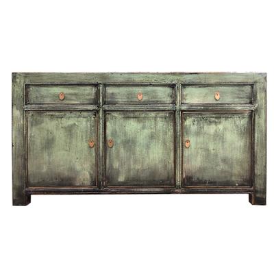 China Chinese Antique Wooden Furniture Rustic Hand Painted Sideboard (The Other) Sideboard Adjustable for sale