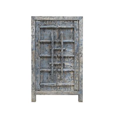 China Shabby Chic Reclaimed Shabby Chic Reclaimed Door Wardrobe Cabinet / Wardrobe / Wardrobes With Recycled Door Black for sale