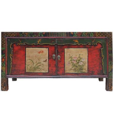 China China Vintage Solid Wood Furniture And Mongolian Vintage Hand Painted Cabinet And Wholesale Furniture for sale