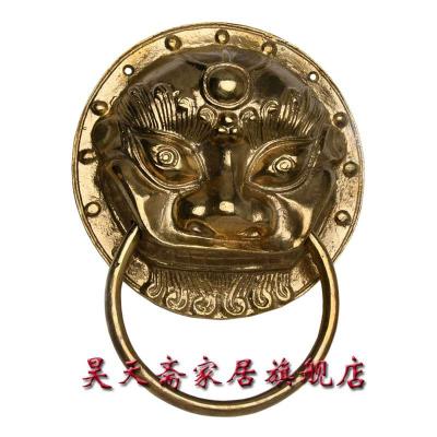 China Animal Hardware Door Handle Brass Pull Ring Knocker Knob for sale