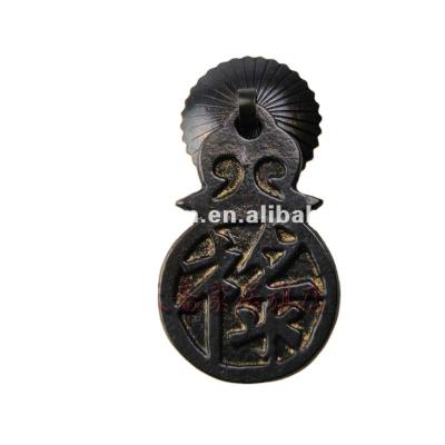 China Traditional Chinese Antique Furniture Hardware Copper Brass Drawer Handle Pull Cabinet Door Knocker for sale