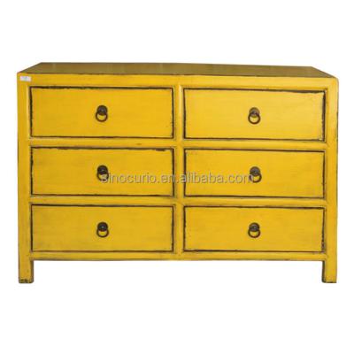 China Handmade Wholesale Antique Living Room Furniture Antique Porcelain Sideboard for sale