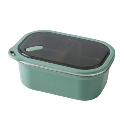 China Double Floor Viable Hot Sale Lunch Boxes Leakproof Stainless Steel Bento Box Kids Picnic Food Thermal Container for sale