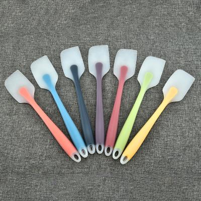 China Factory Wholesale Stocked Multifunctional Silicone Butter Knife Scraper Integrated Household Stirring Knife Kitchen Cooking Tools for sale