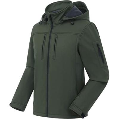 China Outdoor Performance Water Resistant Fleece Winter Hooded Jackets Windproof Shell Durable Waterproof Durable Soft Outdoor Hooded Jackets for sale