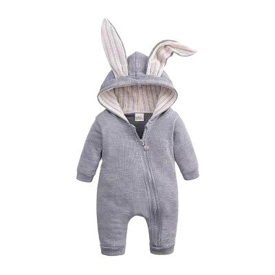 China Autumn And Winter Baby Kids Cotton Newborn Comfortable Zipper Overalls Regular Rising Romper for sale