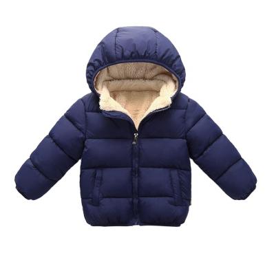 China Anti-wrinkle winter baby boy coat padded jacket kids thickened warm down jacket for kids for sale