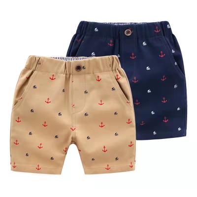 China New high quality anti-pilling summer boys loose casual baby print fashion light pants children's beach shorts for sale