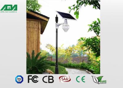 China 6W outdoor solar garden lights , solar led parking lot lights DC12V for sale