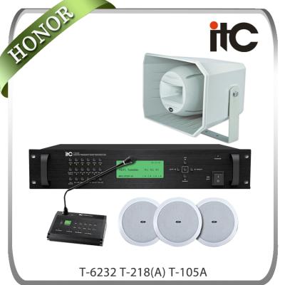 China T-6232 paging economic mosque evacuation bgm and pa system T-6232 system for sale