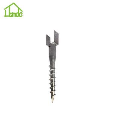 China Solar Power System No Ground Screw Digging Anchor For Wooden House for sale