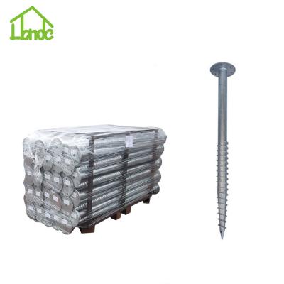 China Easily Assembled HOT DIP GALVANIZED SCREW ANCHOR BOLT FOR TIMBER HOUSE for sale