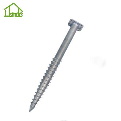 China Ground Solar Power System Deck Screw Piles For Wooden Tents And House Shades for sale