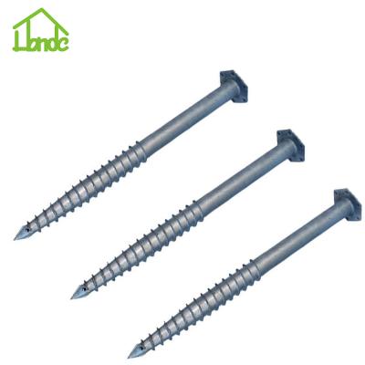 China Durable Solar Power System Propeller Triangle Screw Ground Screw Anchor for sale