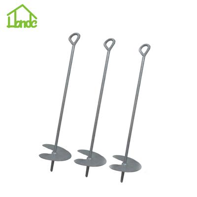 中国 Solar Power System Stable Auger Style Earth Anchor Stake 販売のため