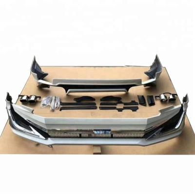 China ABS Auto Body Kit Car Front Bumper Lip And Rear Lip For Land Cruiser Prado for sale