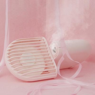 China Fashionable Appearance/USB Rechargeable/Fan Mini Water Fan Handheld USB Humidifier Fan Fashion Style Water Spray Rechargeable Humidifier Fuction for sale