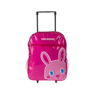 China High Quality PVC Fashion Moving Bags Trolley Luggage Trolley School Bags For Kids for sale