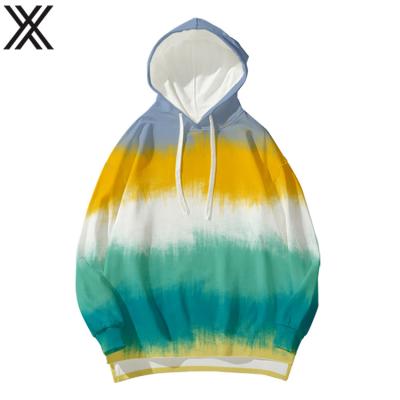 China Wholesale Custom Logo Color Tie Dye Winter Cotton Trend Sweatshirts Anti-wrinkle Hoodies for sale