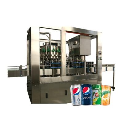 China Automatic Beverage Beer Gas Can Seamer And Filling Machine for sale