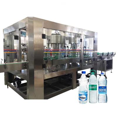 China Automatic Pure Beverage Water Filling And Carton Filling Machine Triangular Sealing Water for sale