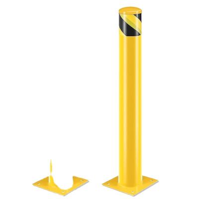 China Safety and Protection Indoor Warehouse High Quality Wholesales Powder Coated Metal Steel Pipe Safety Post Barrier Safety Bollard for sale