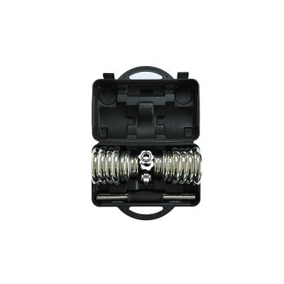 China Online Shopping Universal Complete Set Of Portable Workout Dumbbells Chrome Dumbbell Barbell Set for sale