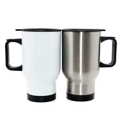 China Wholesale 14oz Stainless Steel Trabel Viable Mug Sublimaiton Empty Coffee Tea Mug for sale