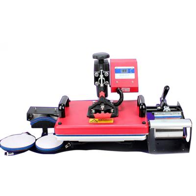 China Garment Stores Wholesale 5 IN 1 Combo Sublimation Heat Press Machine With 1500W for sale