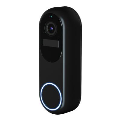 China Wholesale 1080p 2K HD IR night vision doorbell 1080p 2K hd video waterproof wifi wireless auto doorbell focus ring intercom camera for sale