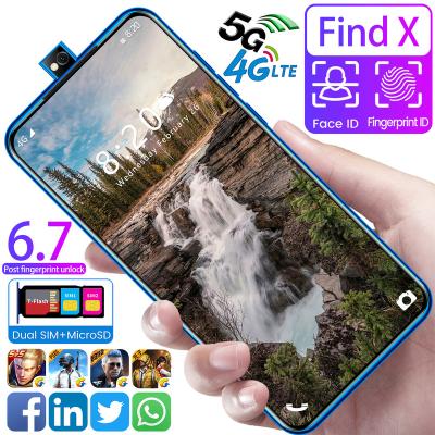 China Dual SIM Card New Find X Mini Model Android 6.7inch Mobile Phone Opened Global Version 4G Portable tecno phones Smartphone 16+32MP 5600mAh for sale