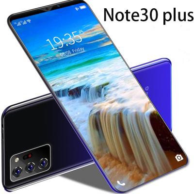 China Dual SIM Card 5G Note30 plus 6.1inch HD screen phones dual sim card 6GB+128GB camera 13MP+24MP camera android smartphone 4800mah for sale