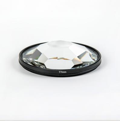 China Crystal Prism Camera Lens Kaleidoscope Filter for Photography 77mm for sale