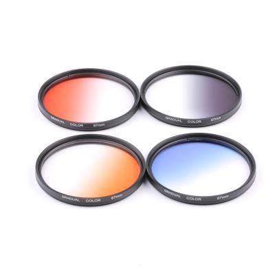 China 2+4 +6 +8 BAODELI Gray Orange Blue Red Nd Gradient Filter Concept 49 52 55 58 62 67 72 77 82 mm For Canon 77d Nikon Sony A6000 Accessories for sale