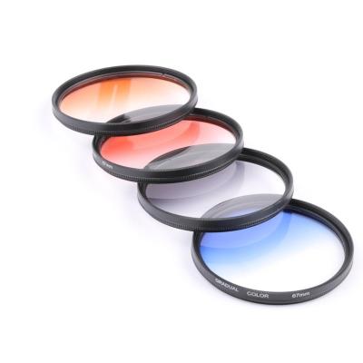 China Baodeli 67Mm Gray Blue Orange Red Progressive Filter for 67mm Camera Lens for sale