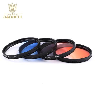 China Baodeli Filter For DSLR Camera Lens Color Filter 67Mm Camera Filter 58mm for sale