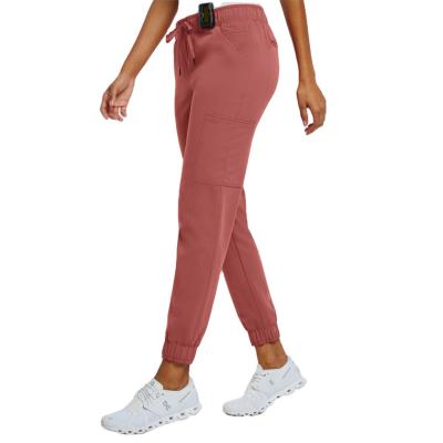 China New Fashion Comfortable Men's Flexible Jogger Scrubs Pants Fitted Stretchy Nurses Scrubs Pants For Women for sale