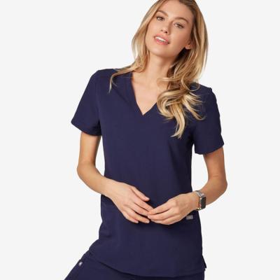 China Breathable Nurse Lab Gown Doctor Uniform Women Short Sheath Beauty Salon SPA Fashion Workwear Medical Uniform Uniform for sale