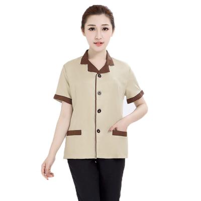 China Classic Hotel OEM Design Restaurant Cleaner Steward Work Uniform for sale