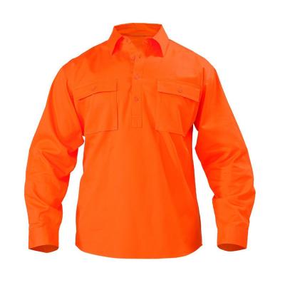 China Busniess Field Sales Promotion Long Sleeve Construction Engineering Mechanic Working Shirt for sale