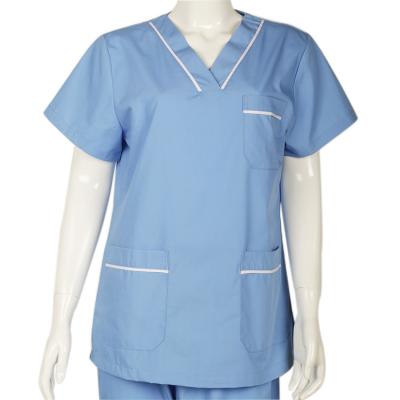 China Flip Collar Wholesale Hospital Nurse Work Uniform Safety Uniform Workwear for sale