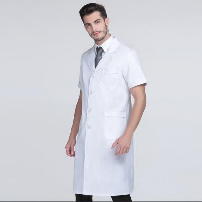 China Hospital& Wholesale Clinic Doctor's White Uniforms With Sleeve Or Medical Staff Long Uniforms for sale