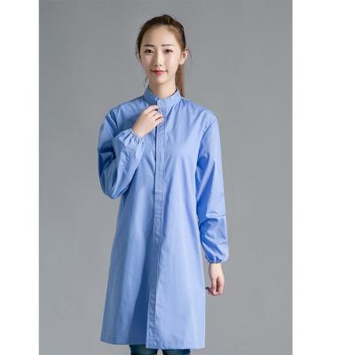 China Wholesale Workplace Food Worker Wear Uniforms Lab Coat Dress for sale