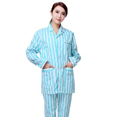 China Comfortable Cotton Fine Suit Hospital Quality Medical Gown For Patient for sale