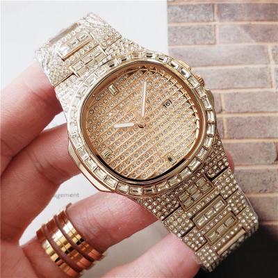 China Lige Chronograph Bling Mens Luxury Watch Luxury Wristwatches for sale