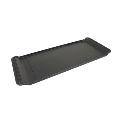 China Easy To Clean Cast Iron Rack Pan Grill Plate for sale